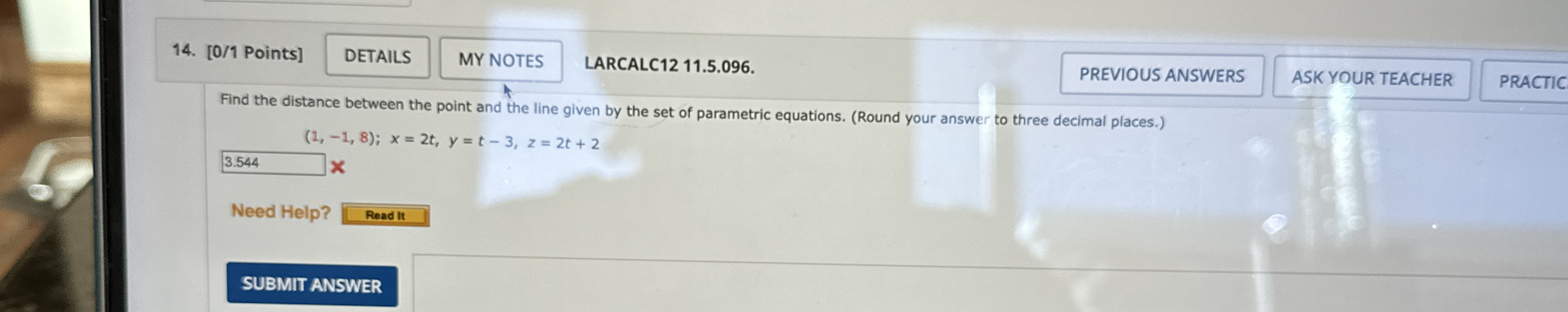 [ 0 / 1 Points ] LARCALC 1 2 1 1 . 5 . 0 9 6 .
