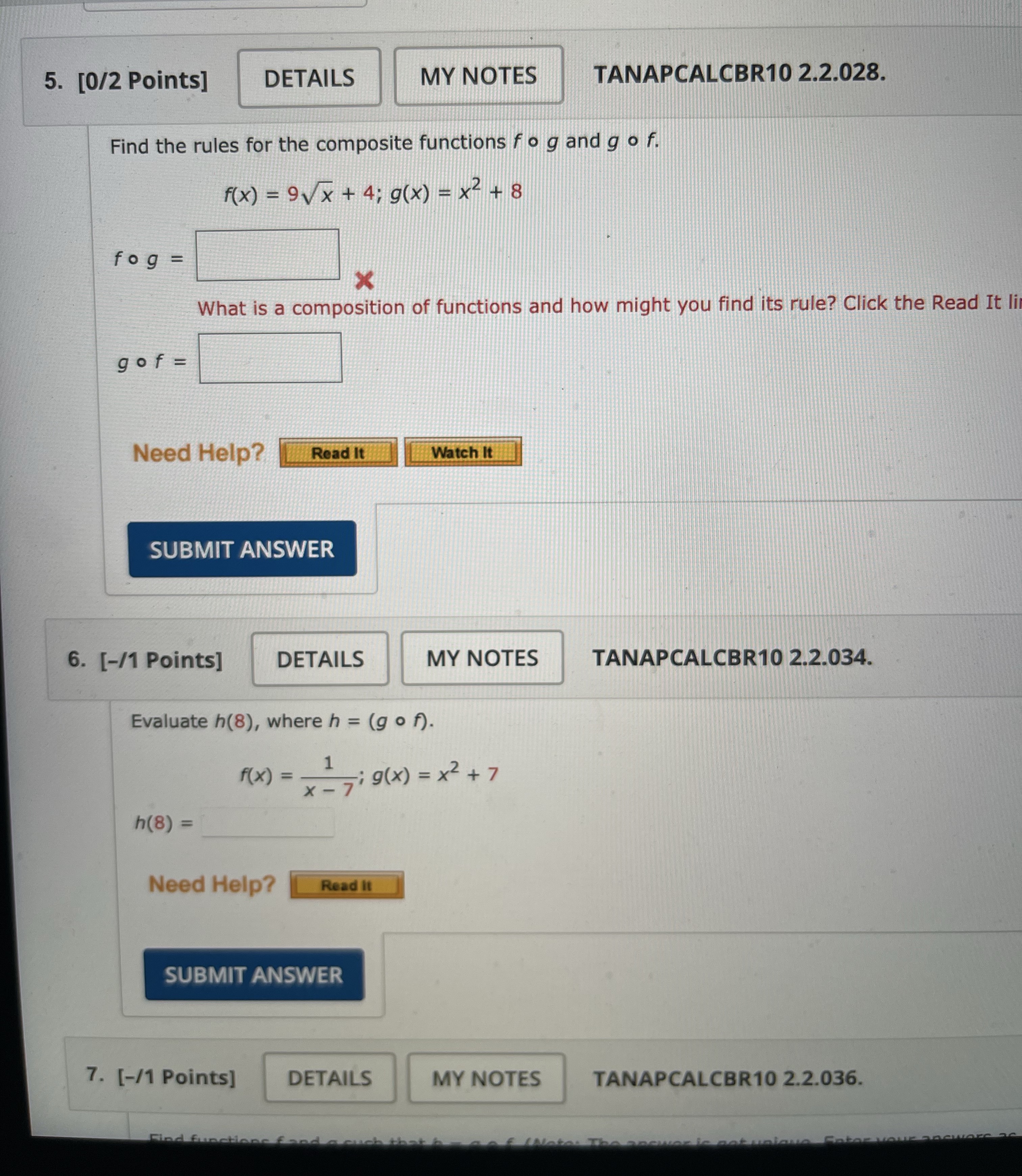 [ 0 / 2 Points ] TANAPCALCBR 1 0 2 . 2 . 0 2 8 .