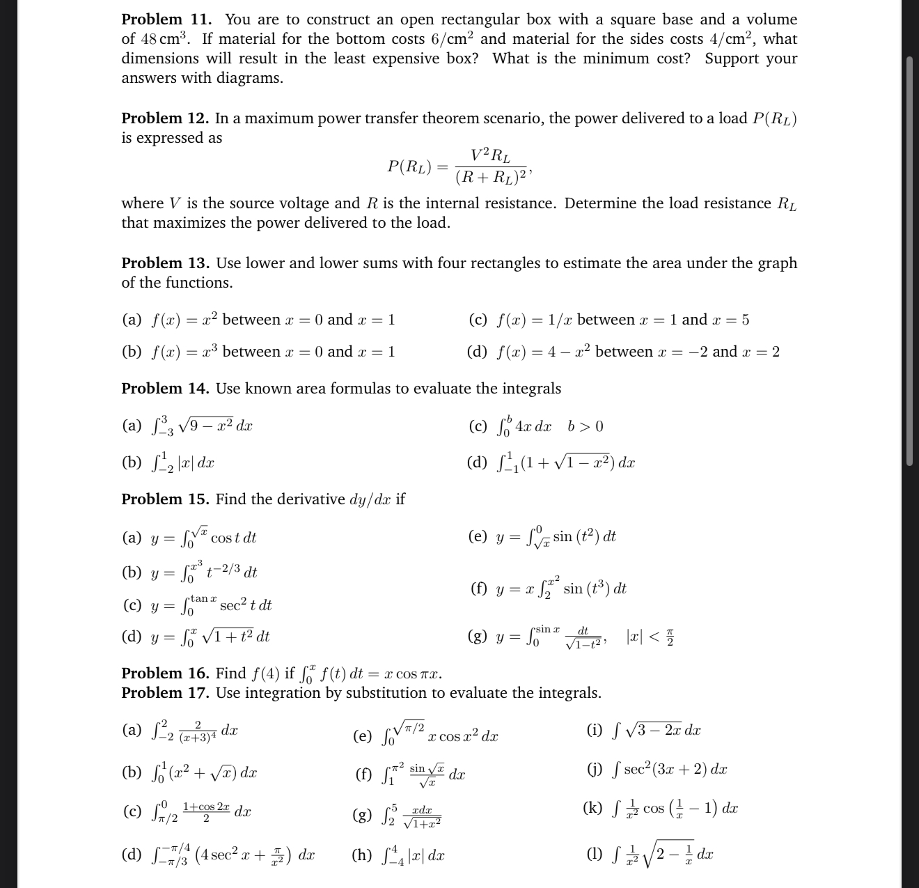 Problem 1 1 . You are to construct an open