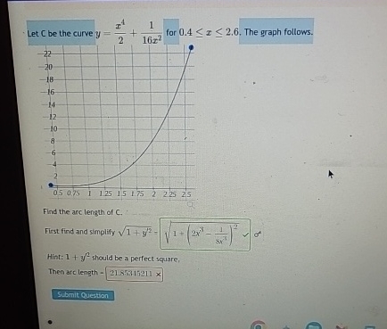 Let C be the curve y = x 4 a 2 + 1 a - n for 0 .