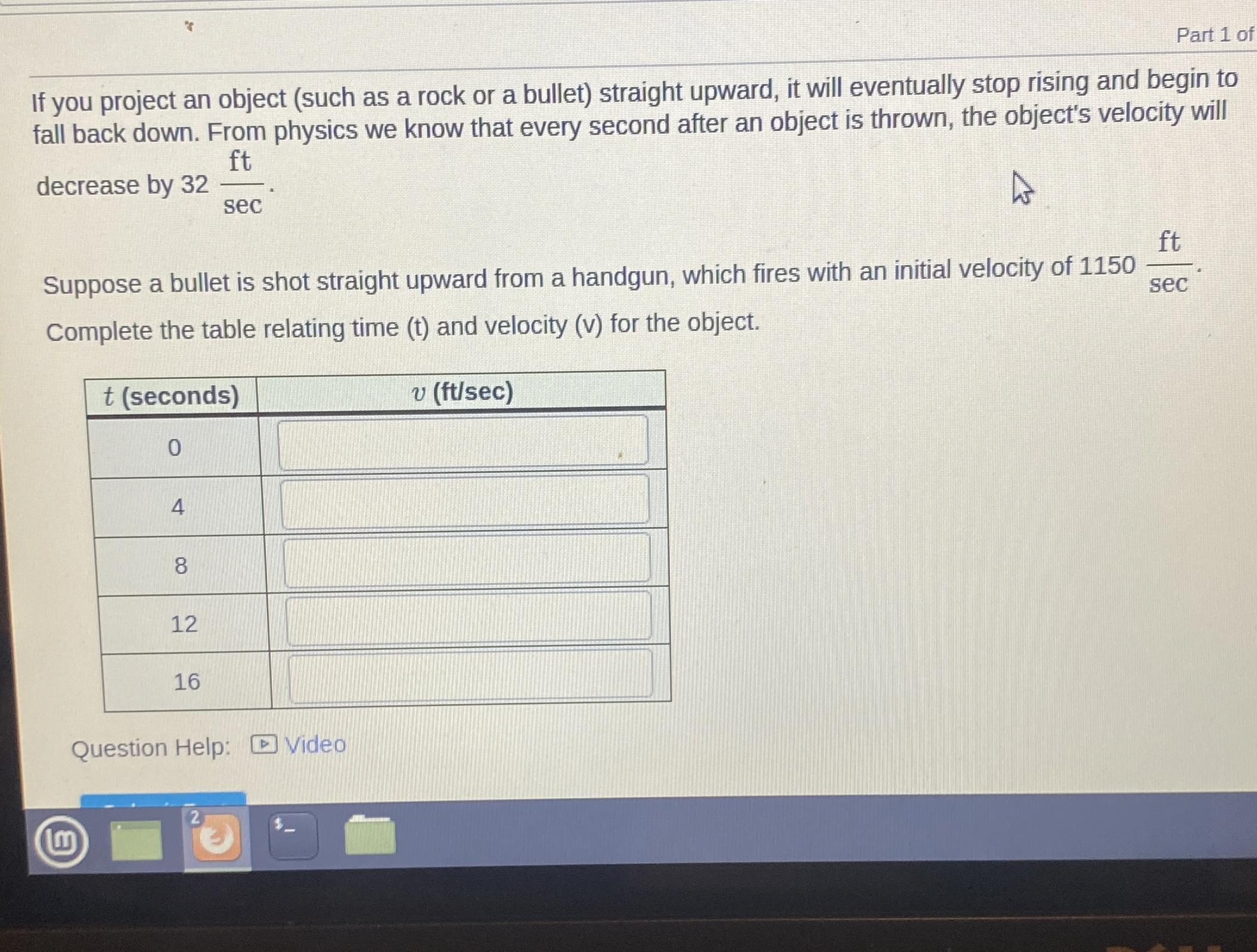 Part 1 of If you project an object ( such as a