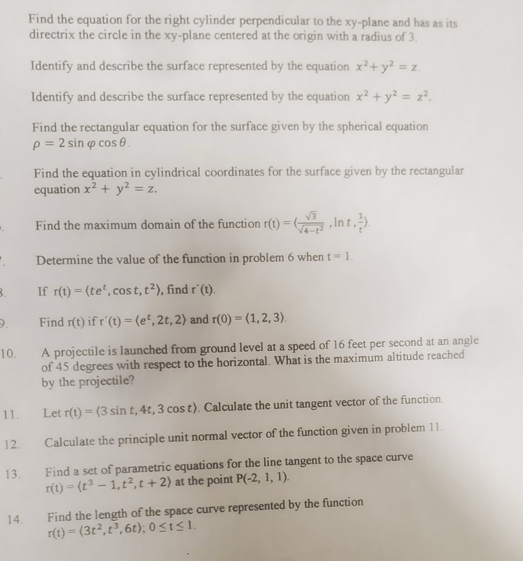 Find the equation for the right cylinder