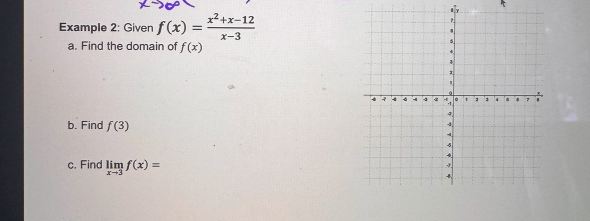 Example 2 : Given f ( x ) = x 2 x - 1 2 x - 3 a .
