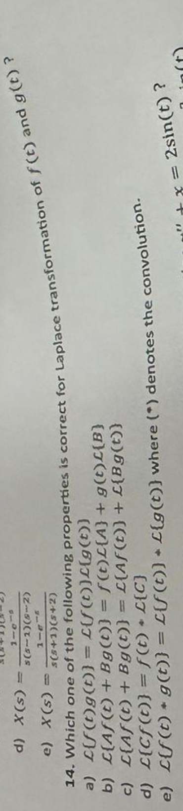 Which one of the following properties is correct