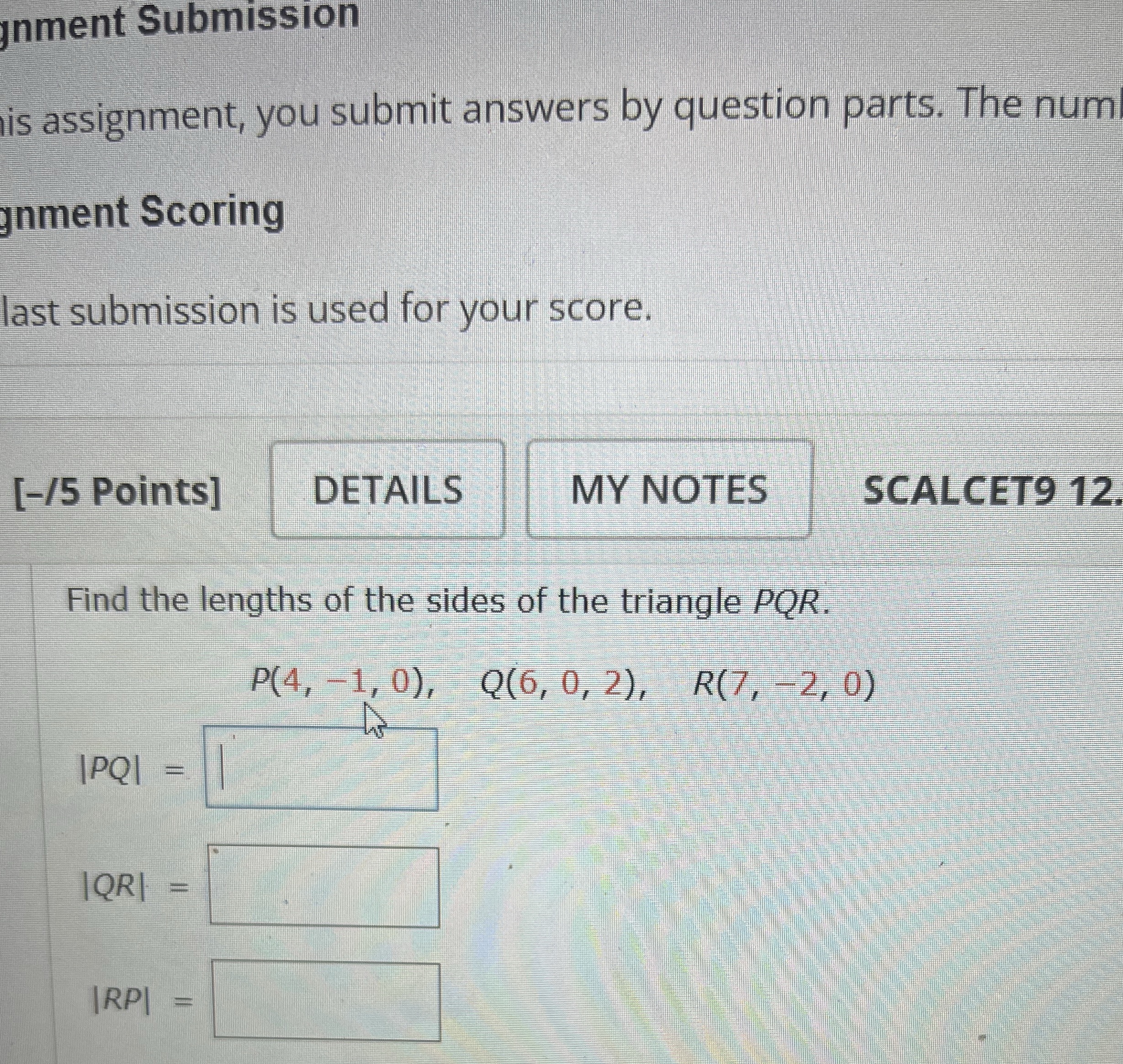 yment Submission is assignment, you submit