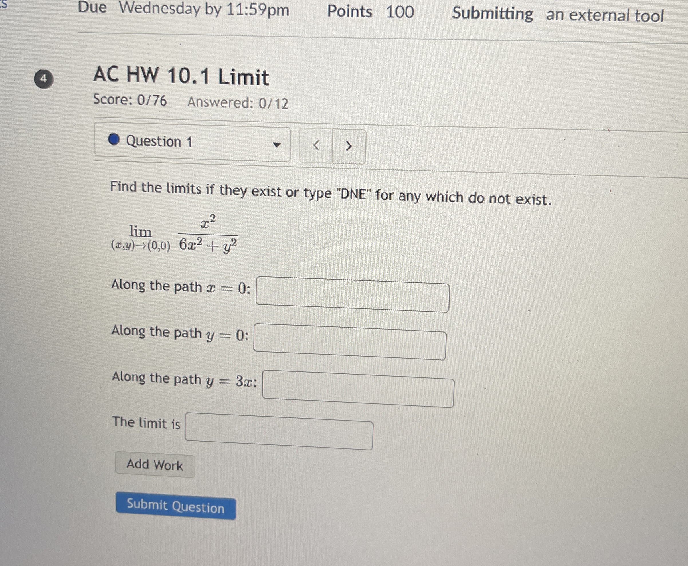 Due Wednesday by 1 1 : 5 9 pm Points 1 0 0