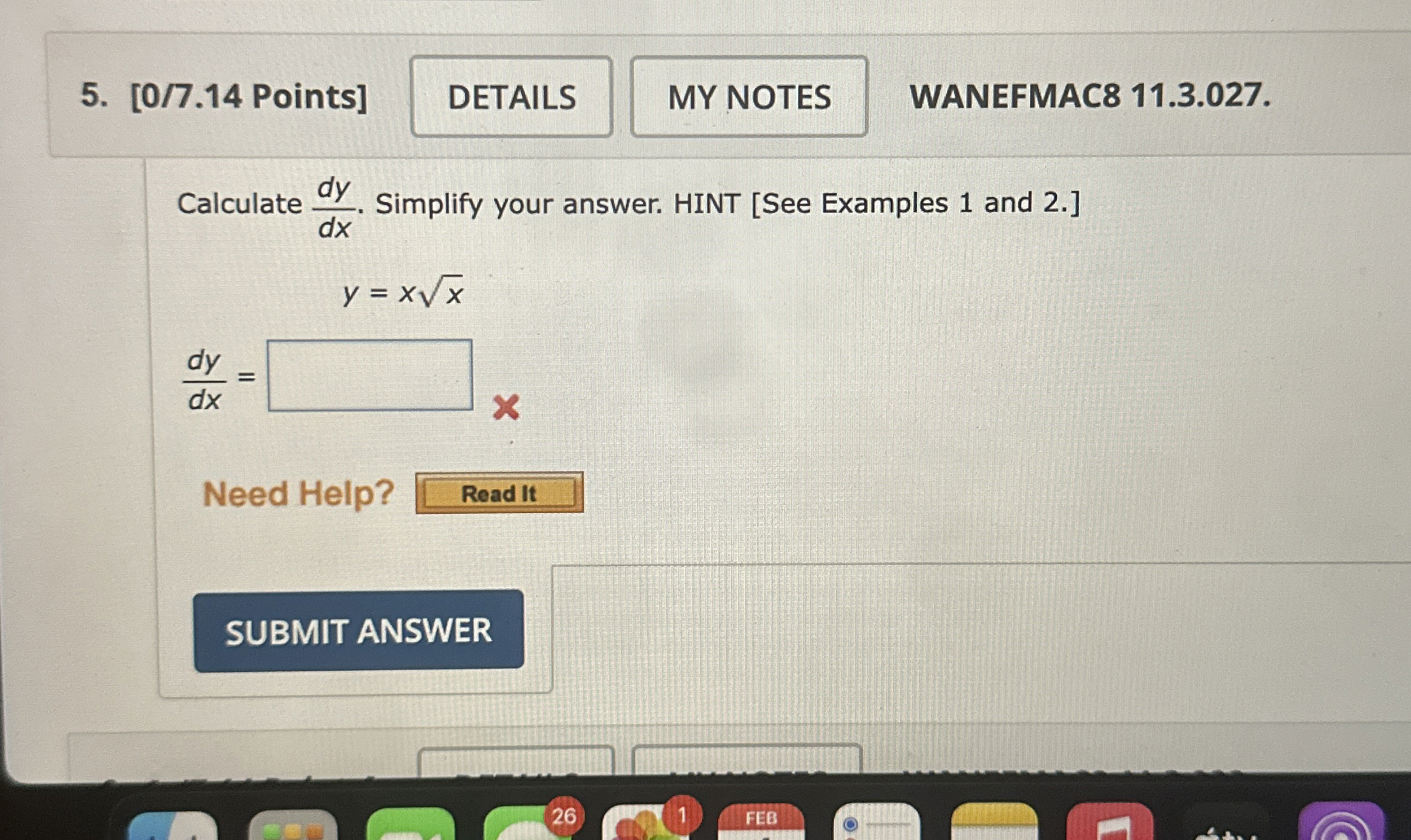 [ 0 / 7 . 1 4 Points ] WANEFMAC 8 1 1 . 3 . 0 2 7