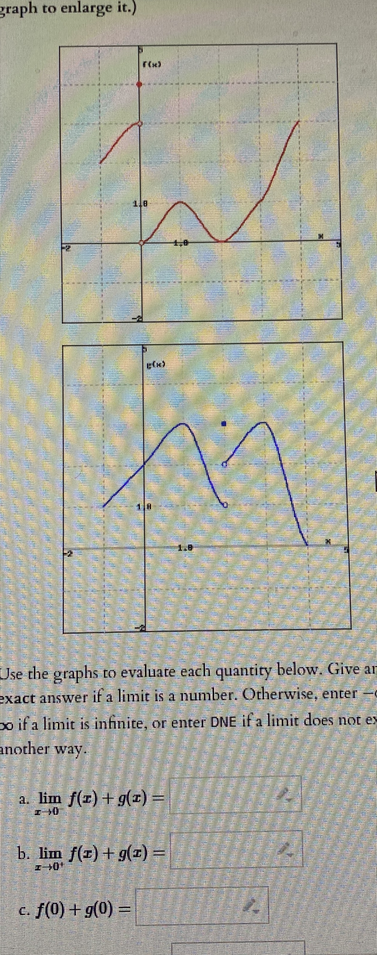 graph to enlarge it . ) Use the graphs to