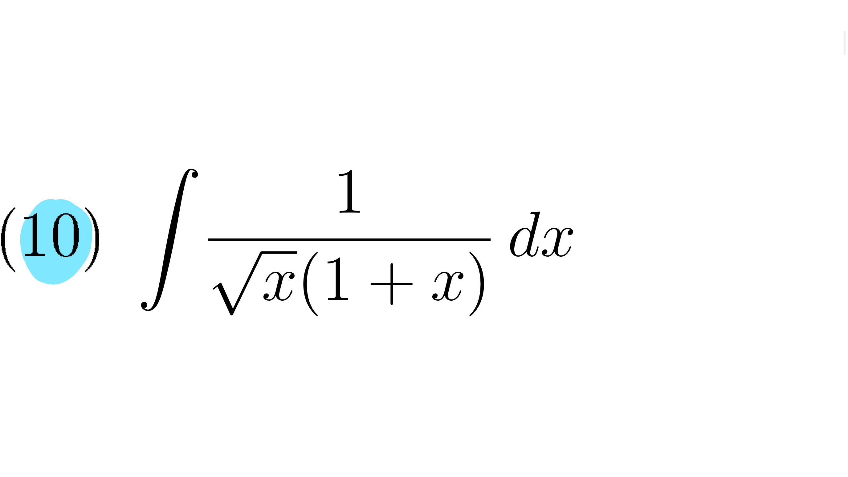 ( 1 0 ) 1 x 2 ( 1 x ) d x