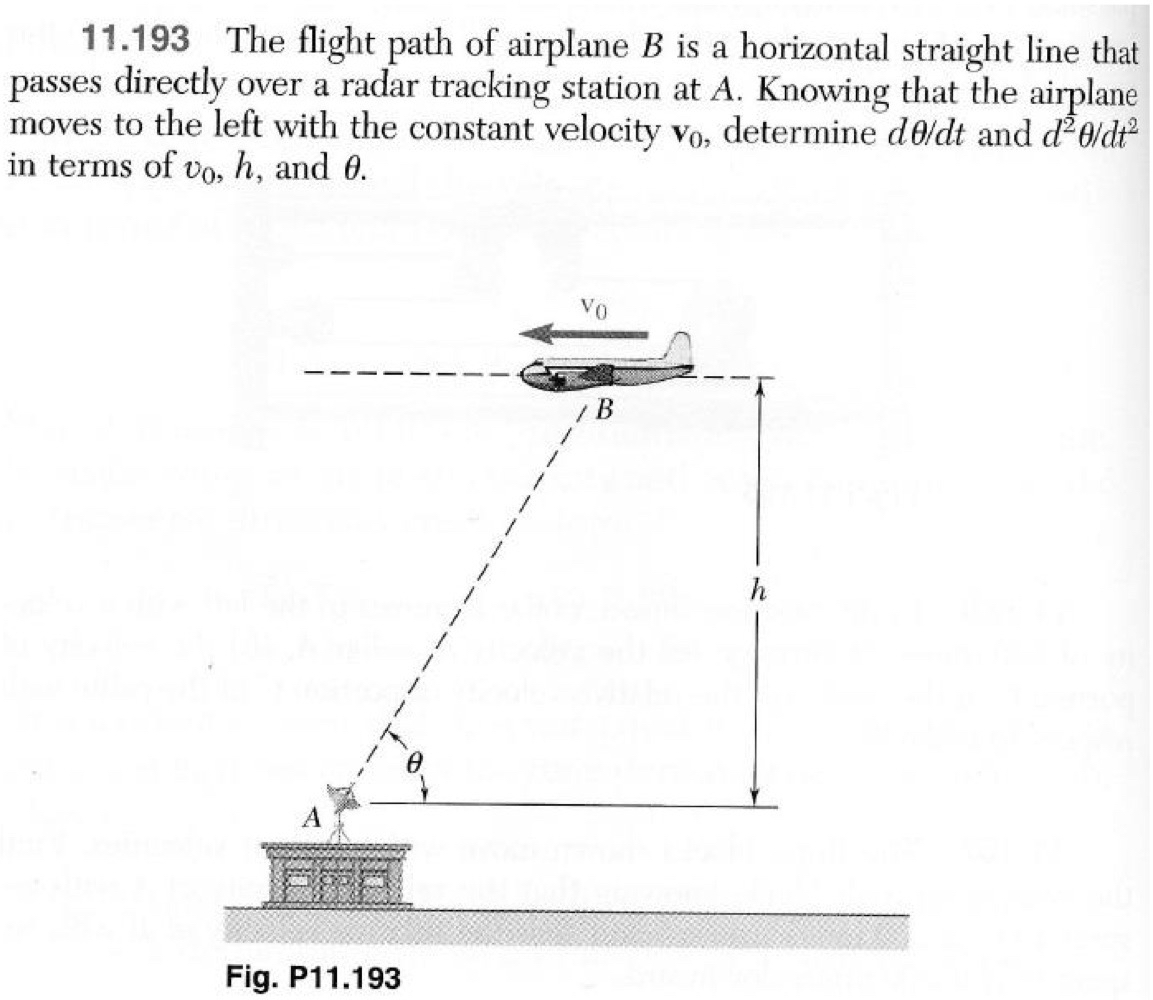 1 1 . 1 9 3 The flight path of airplane B is a