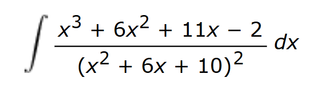 Use partial fraction decomposition to solve this