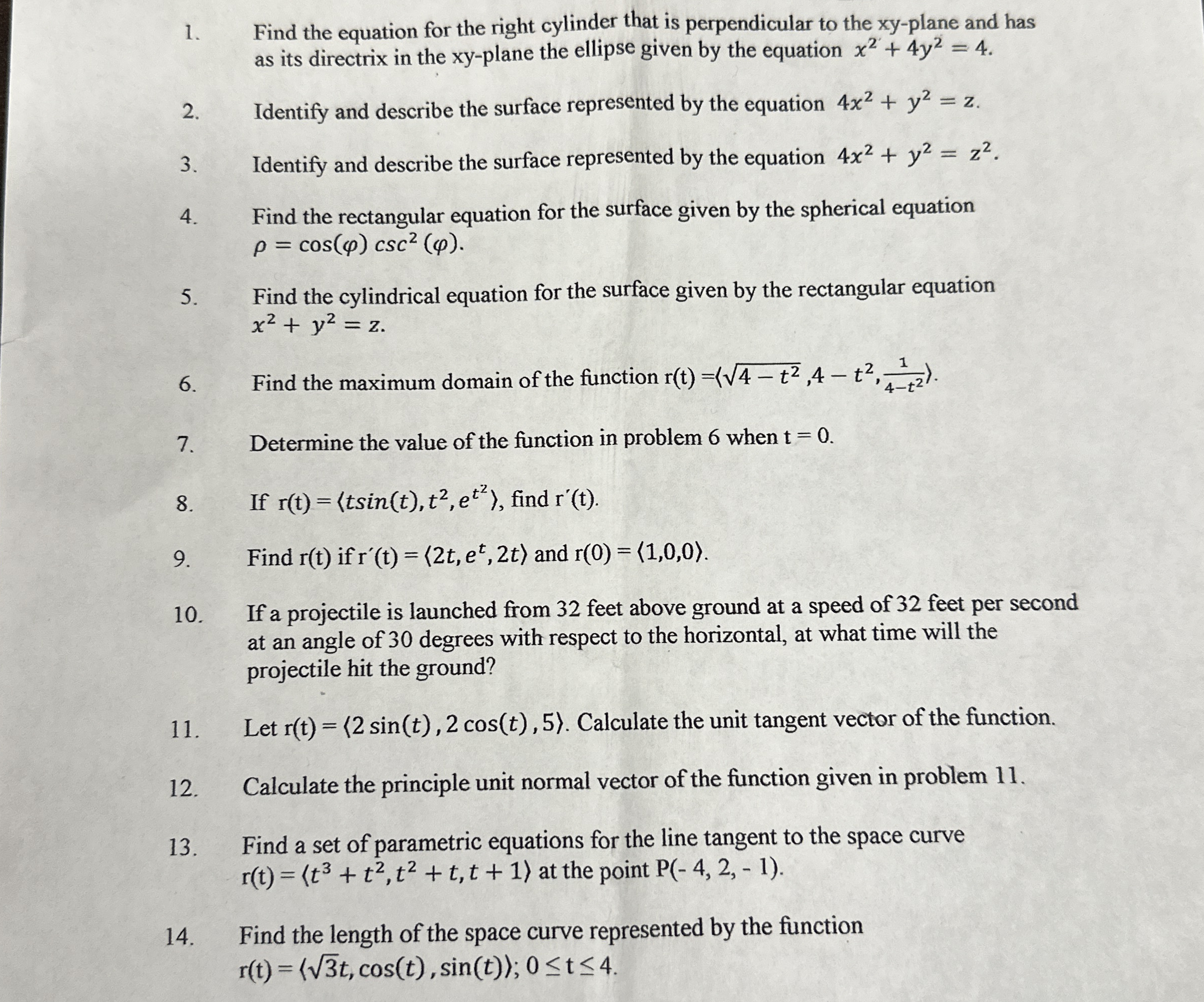 Find the equation for the right cylinder that is