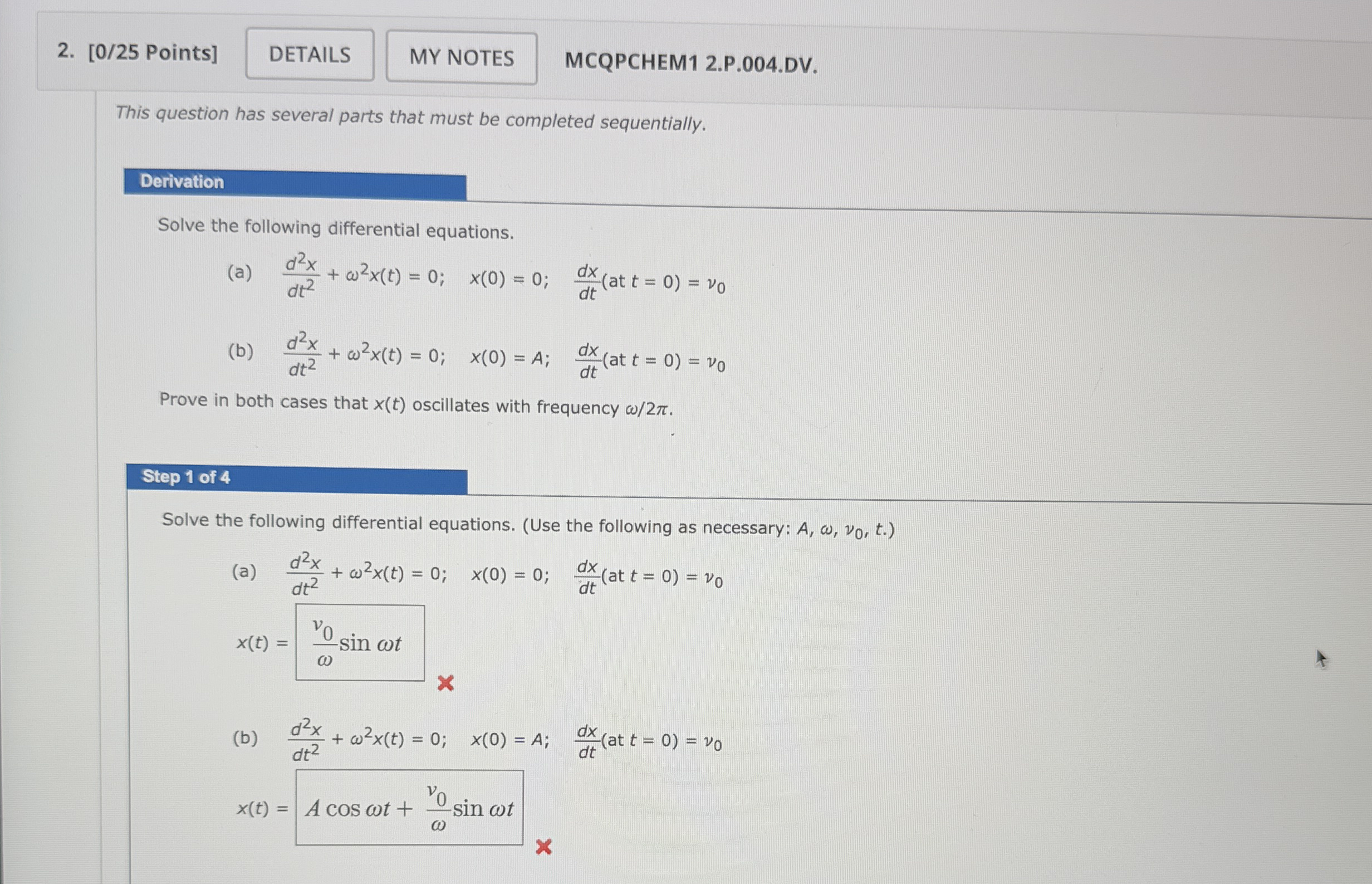 [ 0 / 2 5 Points ] MCQPCHEM 1 2 . P . 0 0 4 . DV