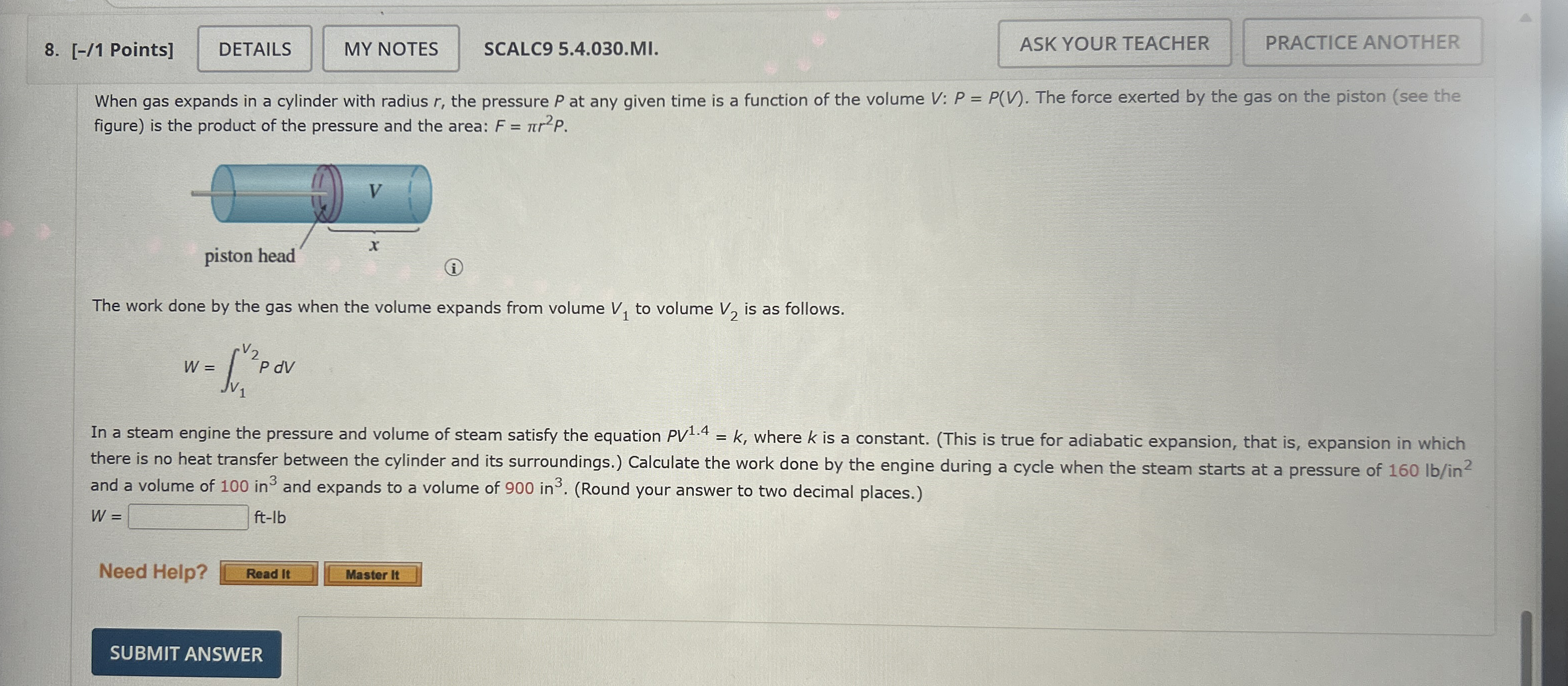 [ - / 1 Points ] SCALC 9 5 . 4 . 0 3 0 . MI .