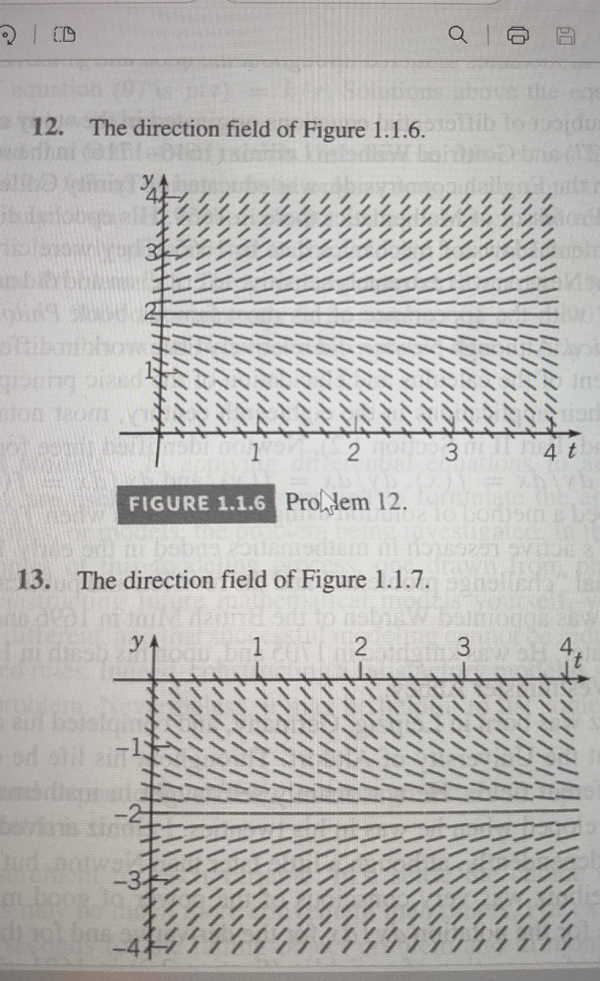 The direction field of Figure 1 . 1 . 6 . Prowem