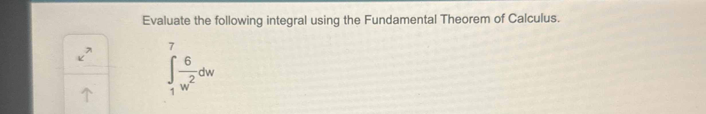 Evaluate the following integral using the