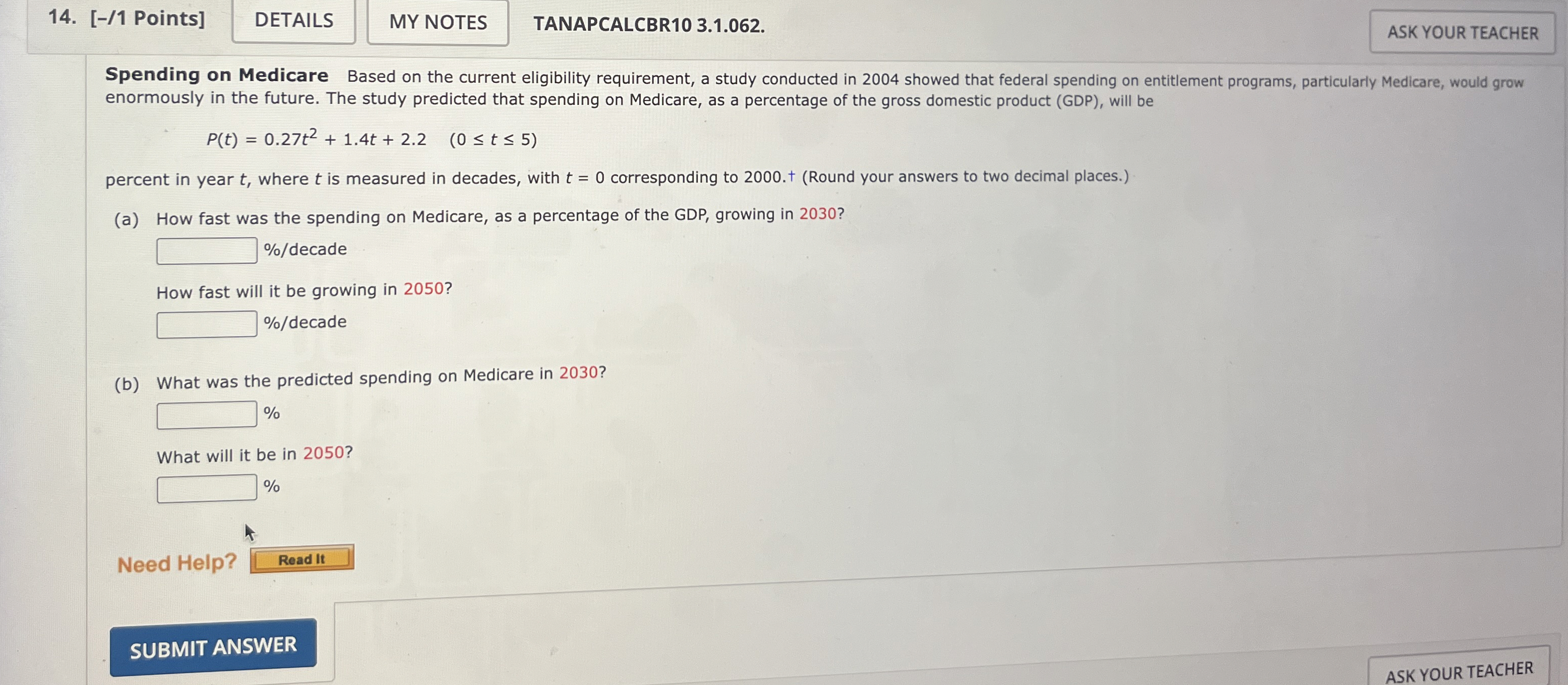 [ - / 1 Points ] TANAPCALCBR 1 0 3 . 1 . 0 6 2 .
