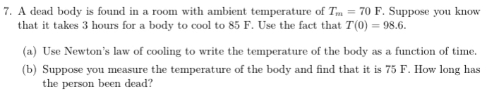 A dead body is found in a room with ambient