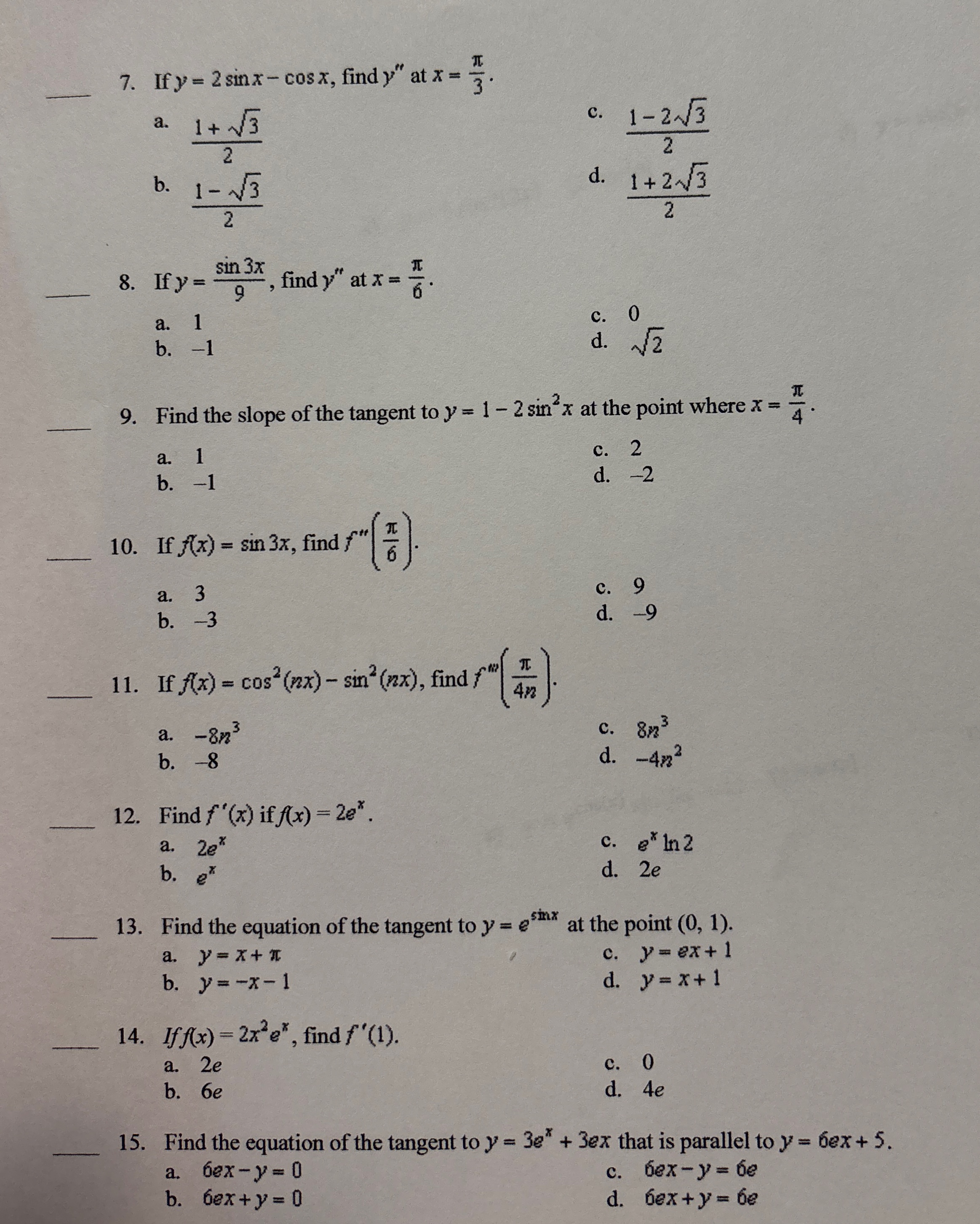 Part 3 : Thinking [ 1 6 marks ] 2 3 .