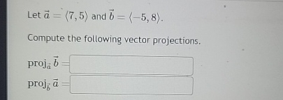 Let vec ( a ) = ( : 7 , 5 : ) and vec ( b ) = ( :