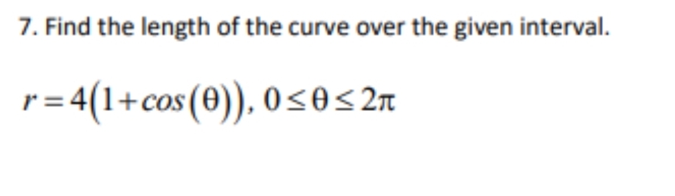 Find the length of the curve over the given
