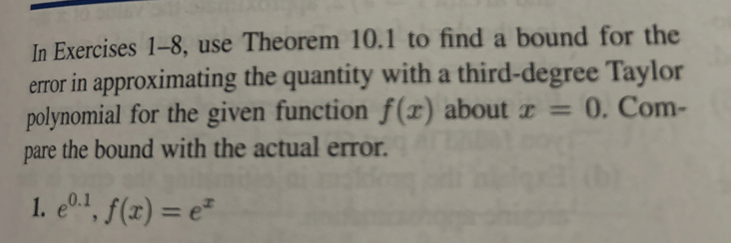 In Exercises 1 - 8 , use Theorem 1 0 . 1 to find