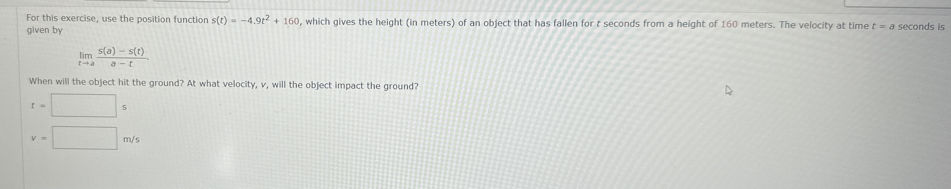 ASK YOUR TEACHER For this exercise, use the