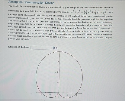 Alming the Communication Device You reach the
