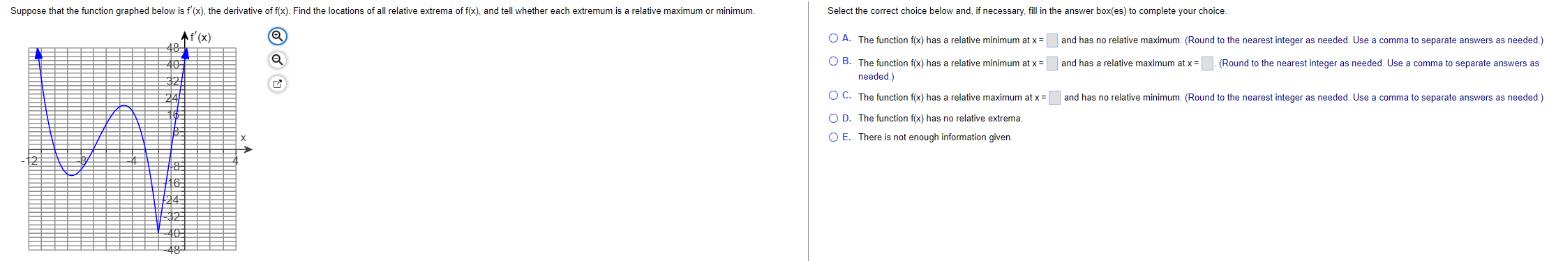 Please find the approximate x - values where f