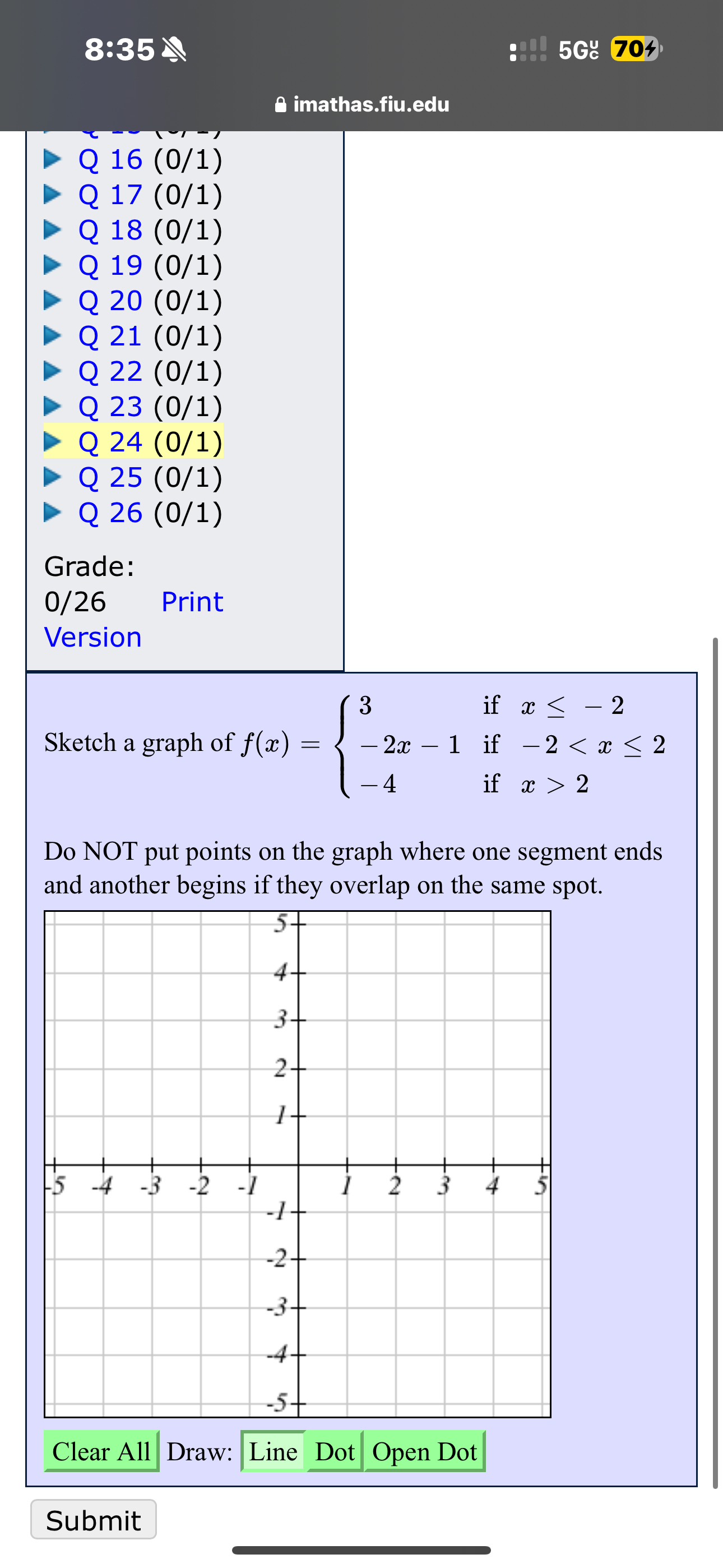 8 : 3 5 5 6 : 7 0 4 imathas.fiu.edu - Q 1 6 ( 0 1
