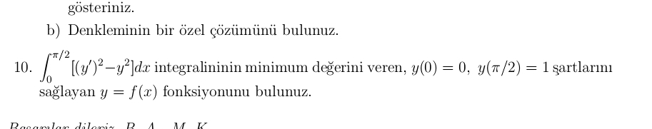 . 1 0 . Find the function y = f ( z ) that gives