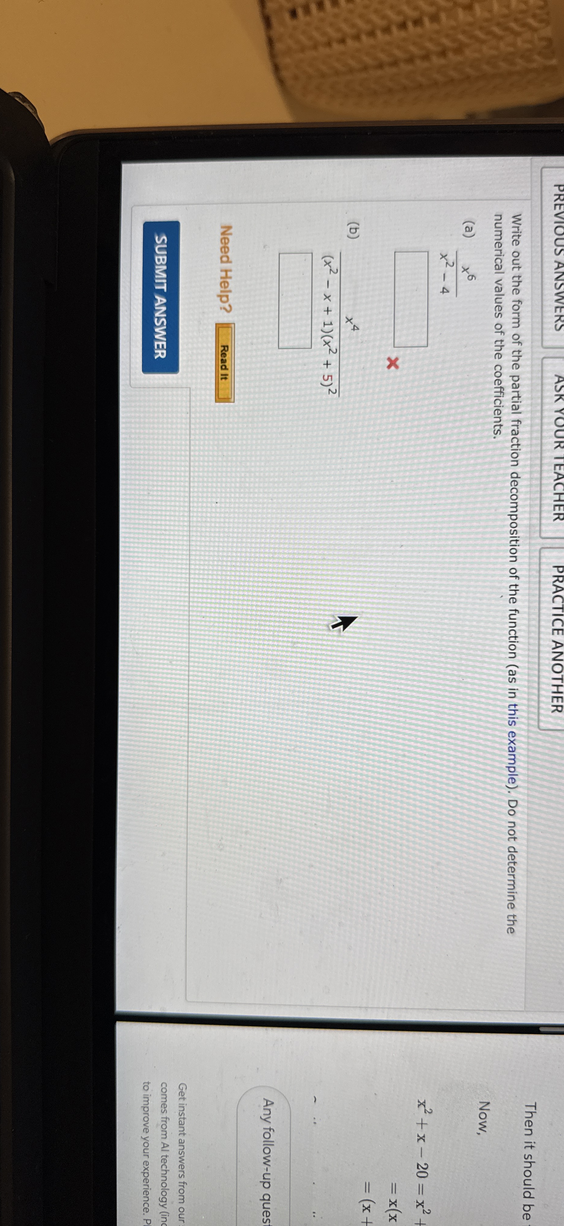 PREVIOUS ANSWERS ASK YOUR IEACHER PRACTICE