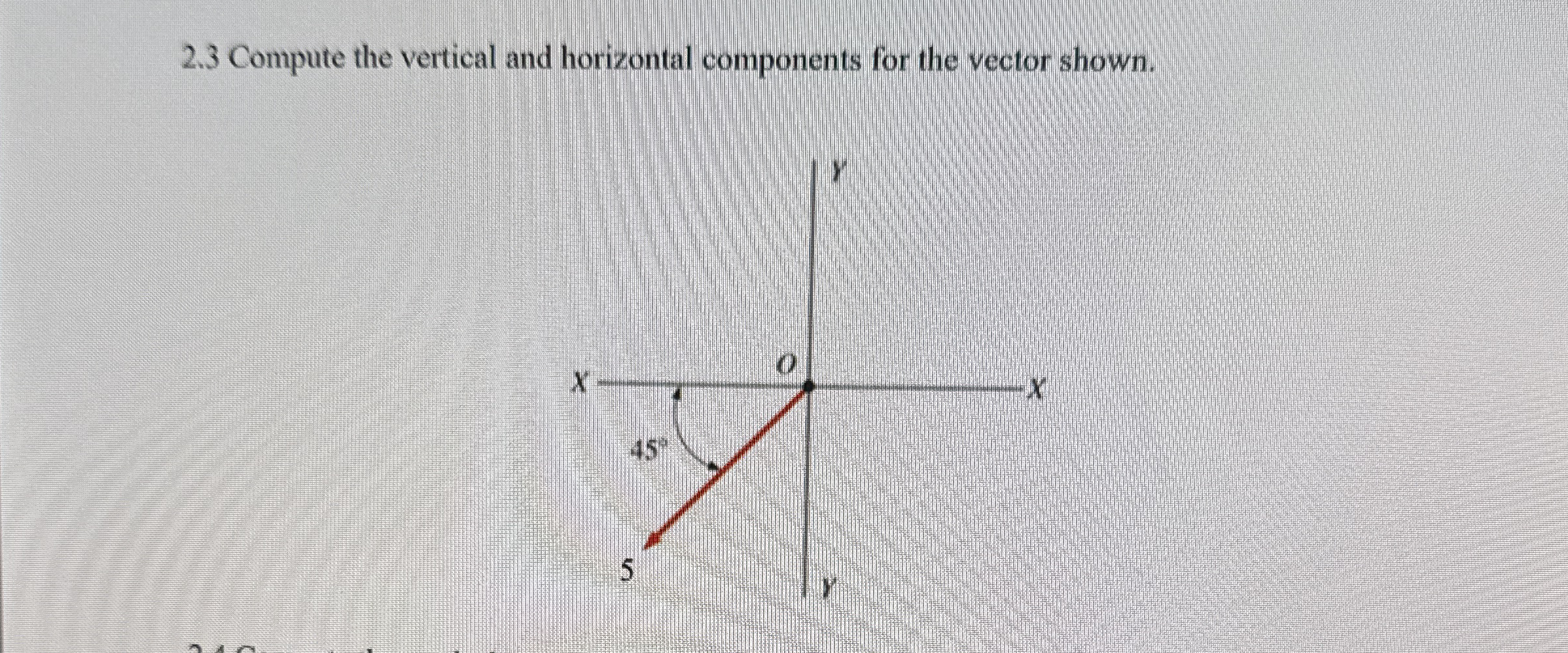 2 . 3 Compute the vertical and horizontal