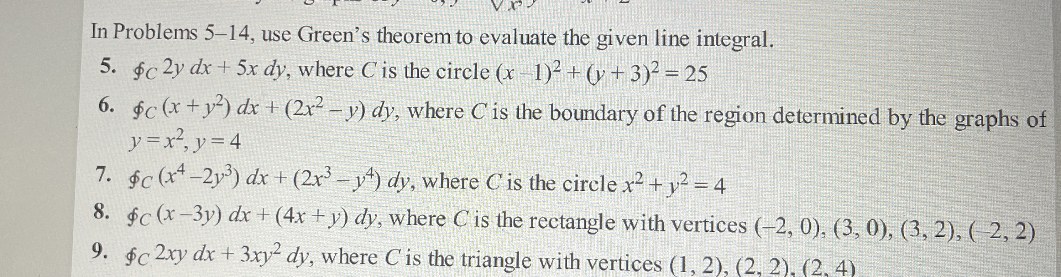 I need help with number 7 . In Problems 5 - 1 4 ,