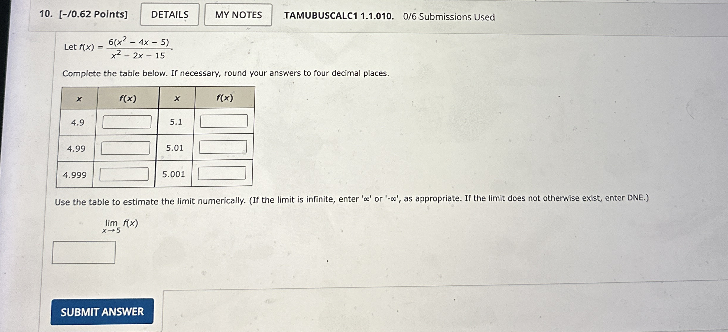 [ - / 0 . 6 2 Points ] TAMUBUSCALC 1 1 . 1 . 0 1