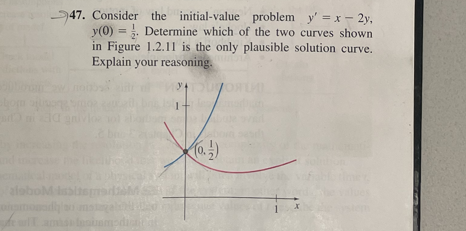 Consider the initial - value problem y ' = x - 2