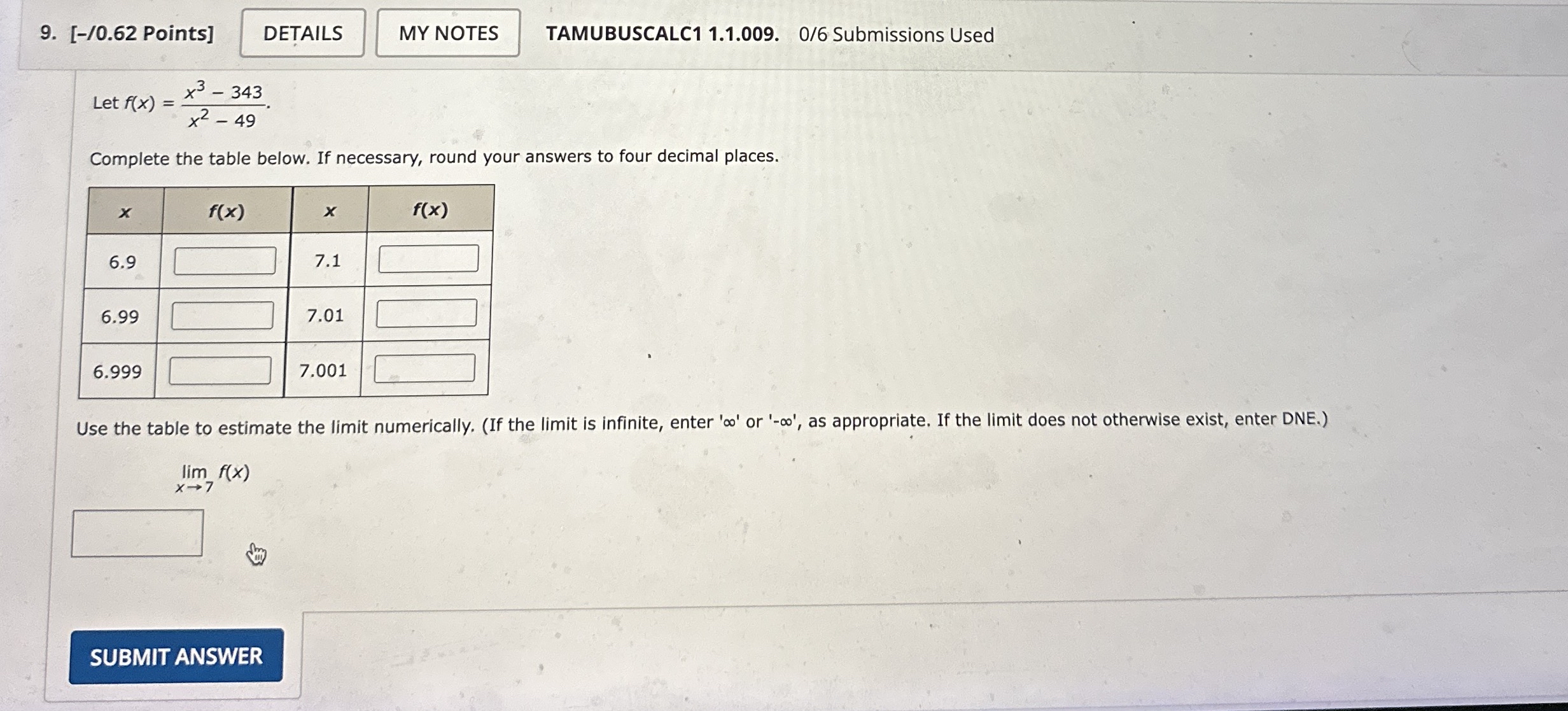 [ - / 0 . 6 2 Points ] TAMUBUSCALC 1 1 . 1 . 0 0