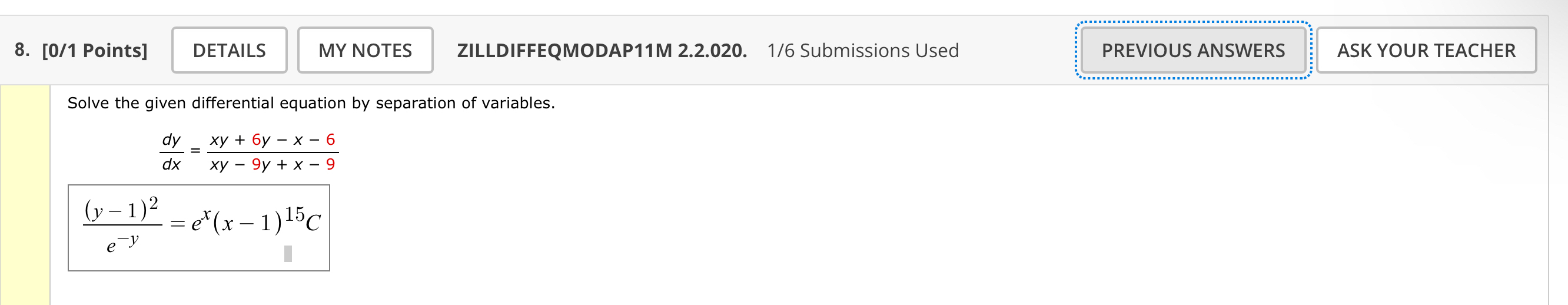 [ 0 / 1 Points ] ZILLDIFFEQMODAP 1 1 M 2 . 2 . 0