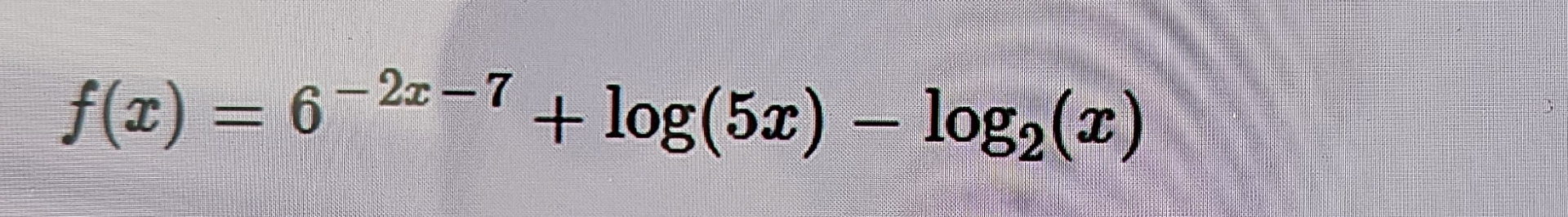 find the derivative of f ( x ) = 6 - 2 x - 7 + l