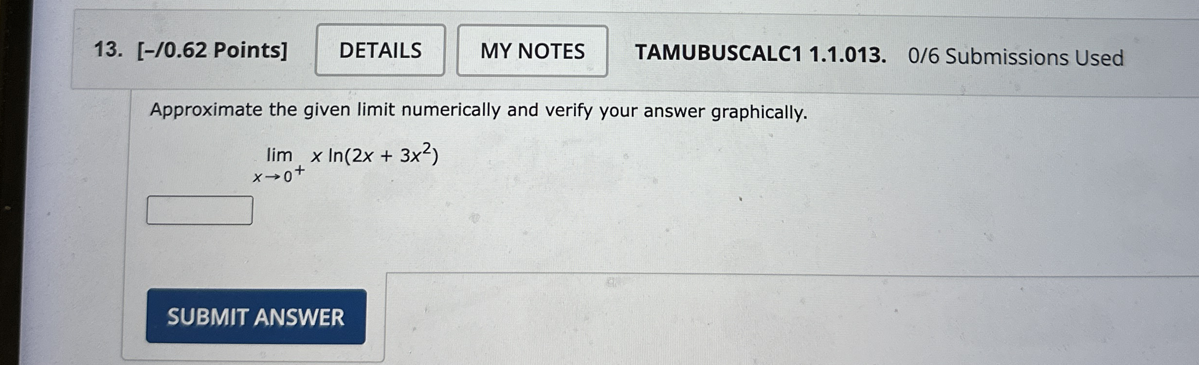 [ - / 0 . 6 2 Points ] TAMUBUSCALC 1 1 . 1 . 0 1