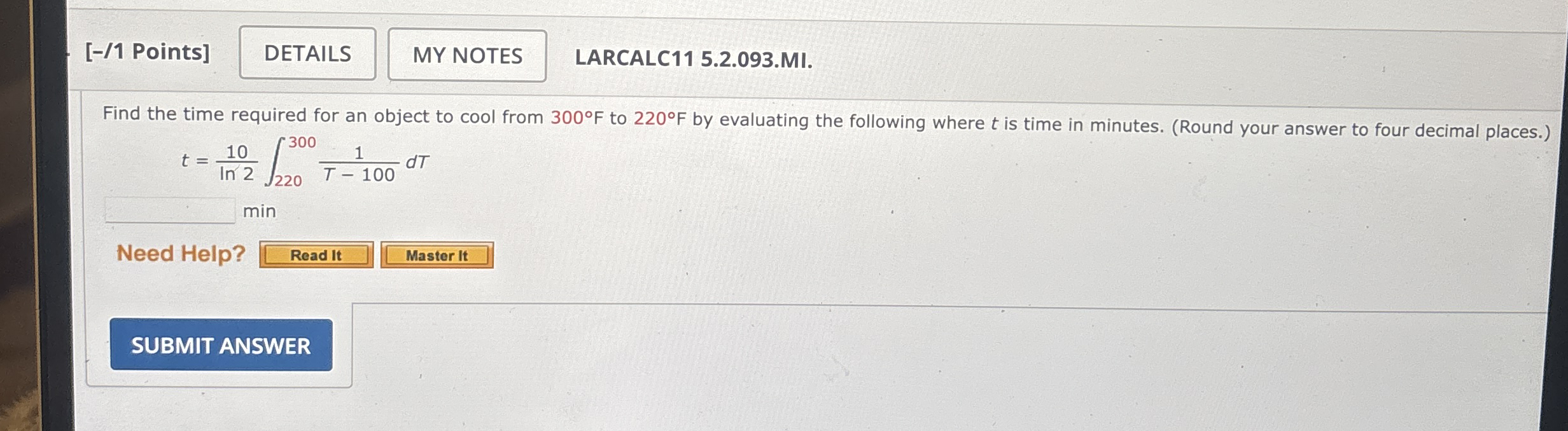 [ - / 1 Points ] LARCALC 1 1 5 . 2 . 0 9 3 . MI .