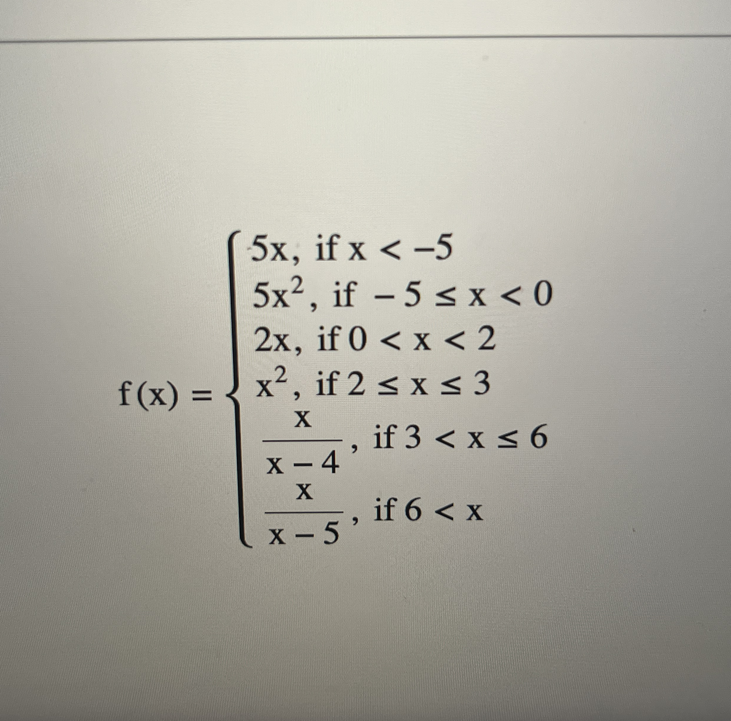 find all points of discontinuity