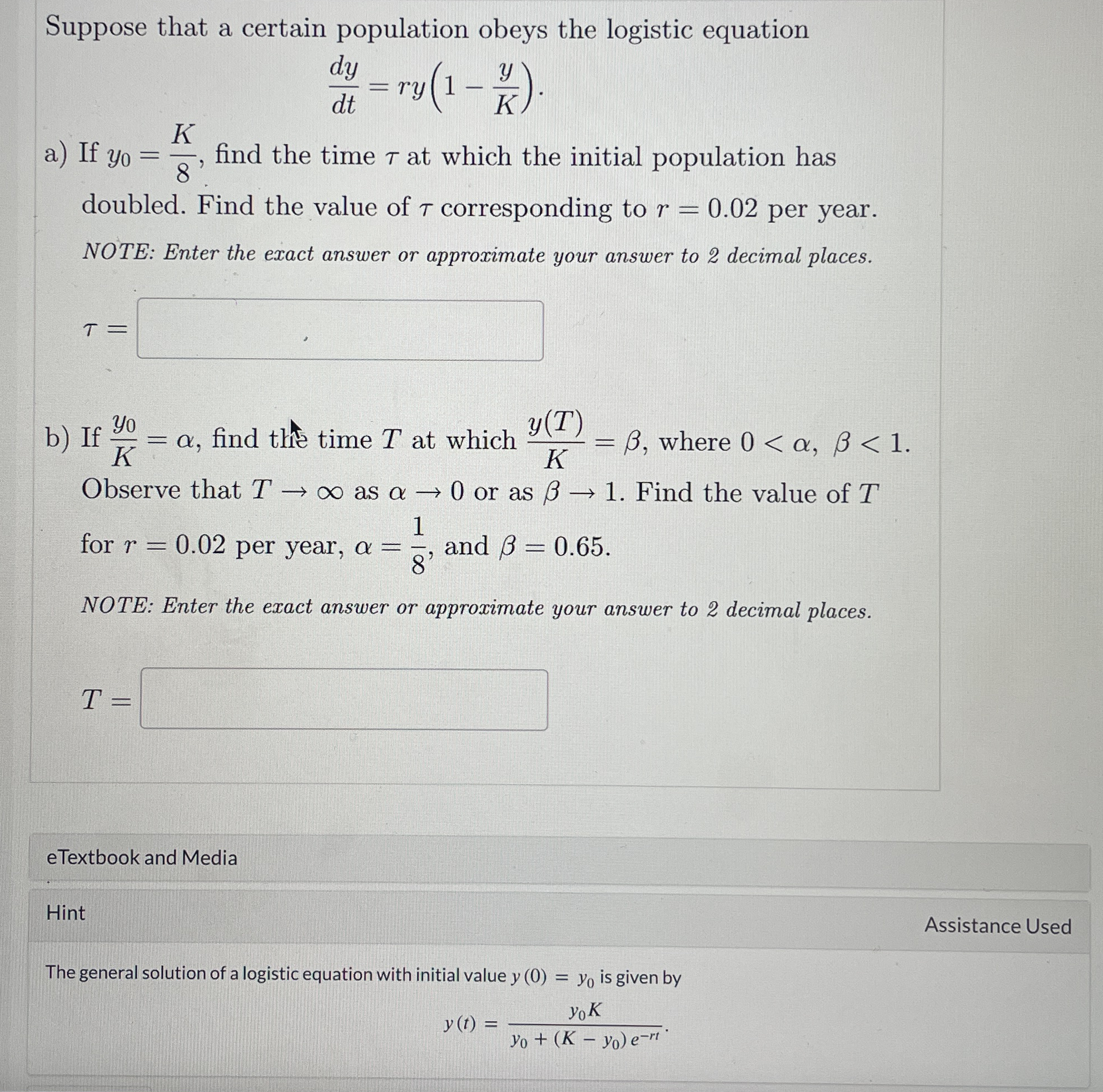 Suppose that a certain population obeys the