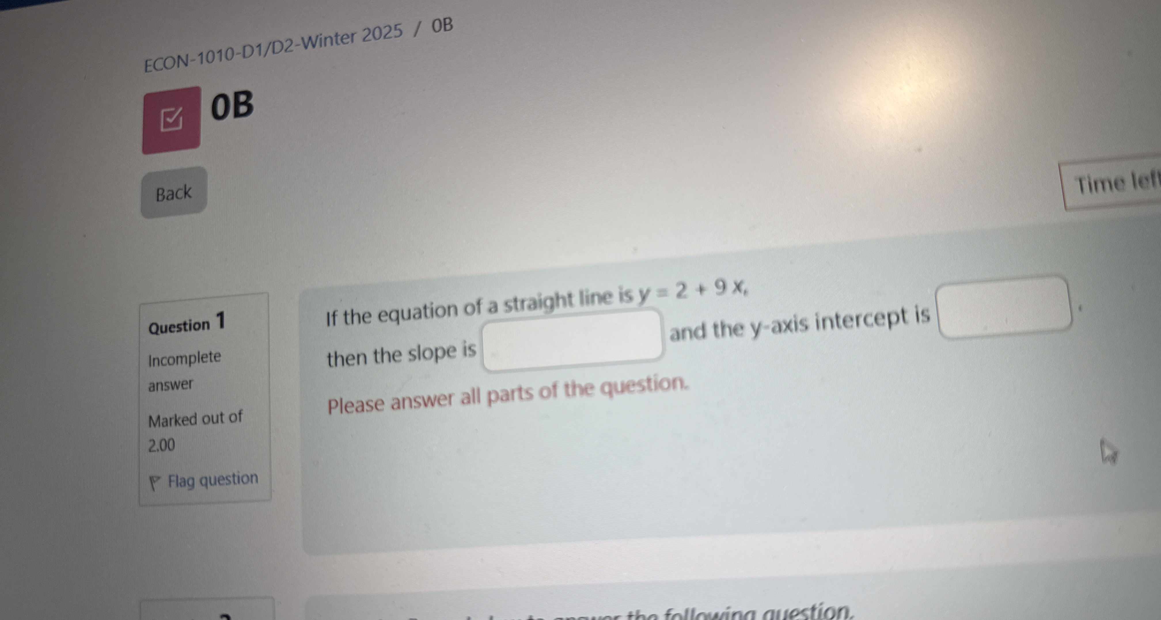 ECON - 1 0 1 0 - D 1 / D 2 - Winter 2 0 2 5