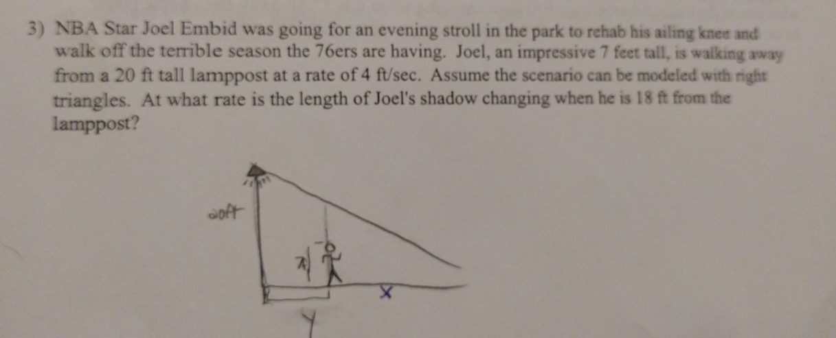 NBA Star Joel Embid was going for an evening