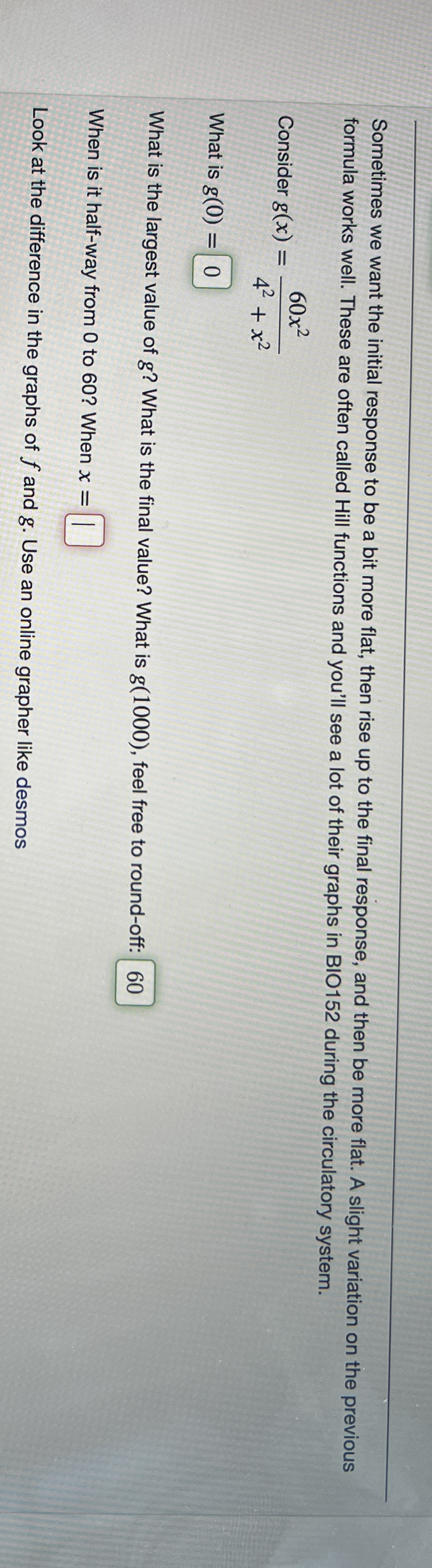 Sometimes we want the initial response to be a