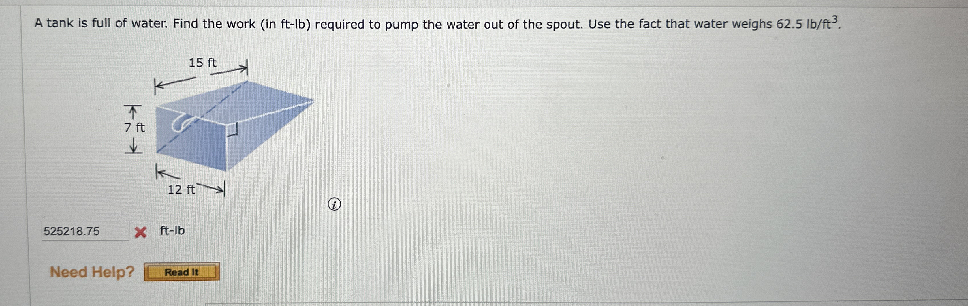 rate and finishes draining just as the bucket
