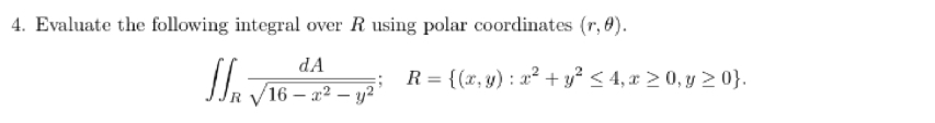 Evaluate the following integral over R using