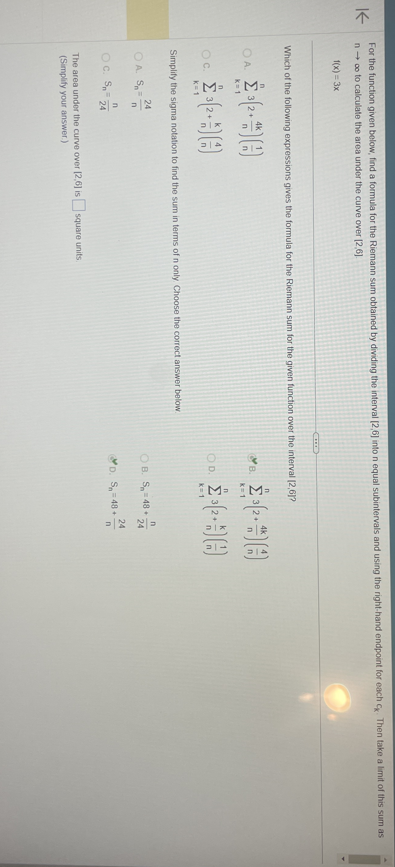 For the function given below, find a formula for