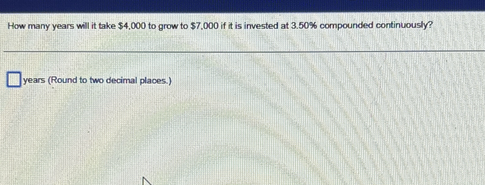 How many years will it take $ 4 , 0 0 0 to grow